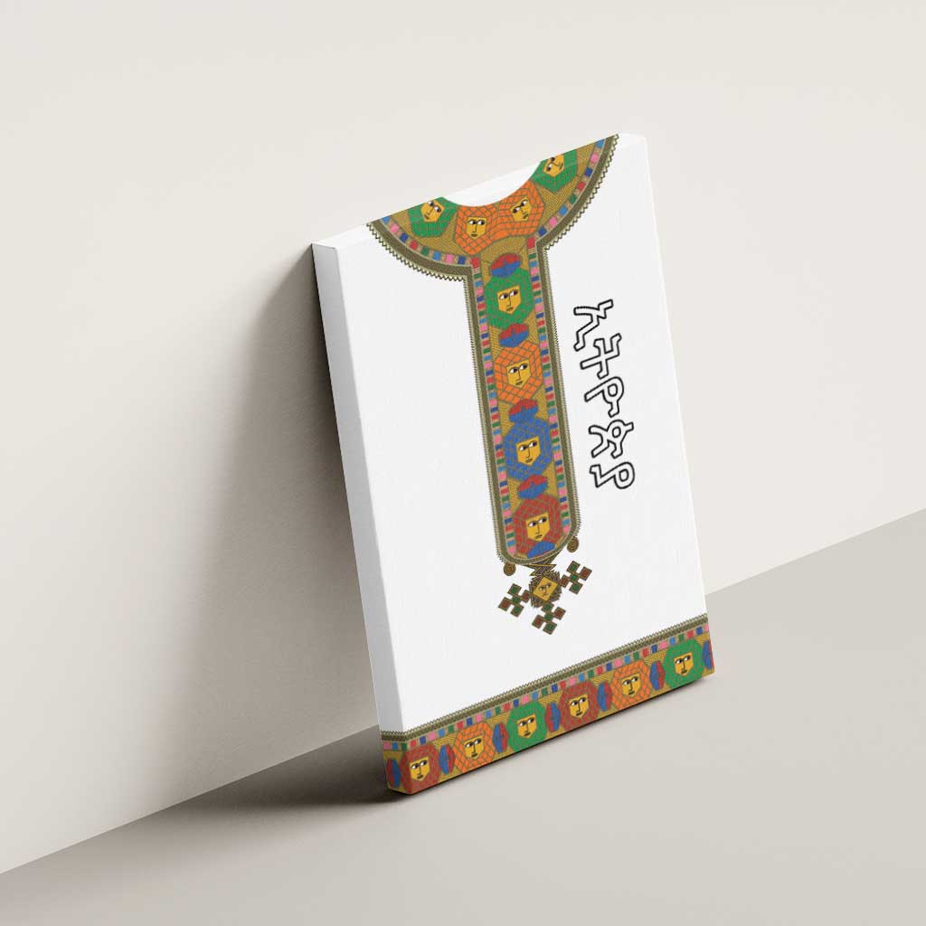 Ethiopia Saba Kemis Habesha Style Canvas Wall Art