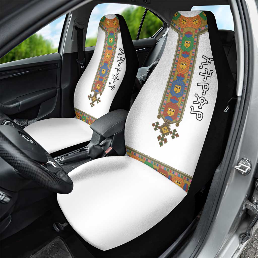 Ethiopia Saba Kemis Habesha Style Car Seat Cover