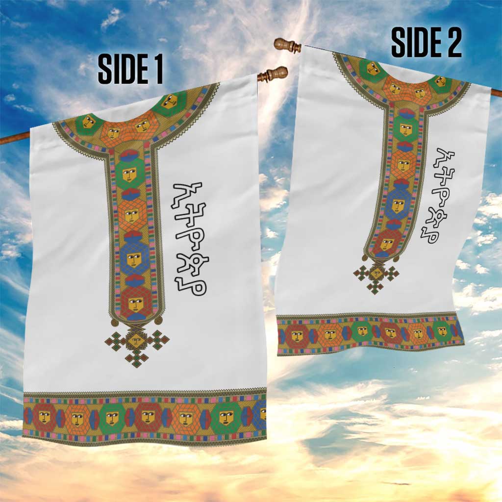 Ethiopia Saba Kemis Habesha Style Garden Flag