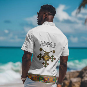 Ethiopia Saba Kemis Habesha Style Hawaiian Shirt