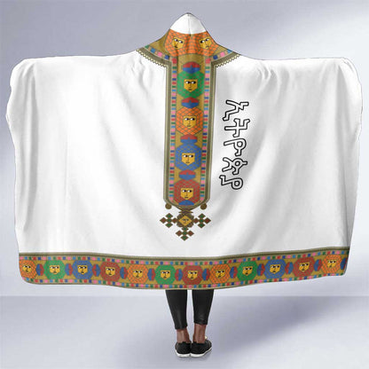 Ethiopia Saba Kemis Habesha Style Hooded Blanket