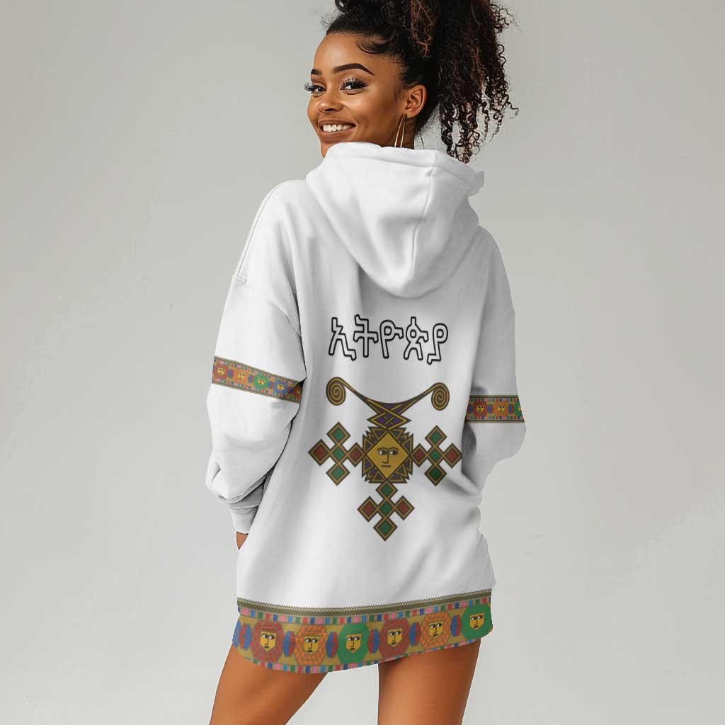 Ethiopia Saba Kemis Habesha Style Hoodie Dress
