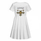 Ethiopia Saba Kemis Habesha Style Kid Short Sleeve Dress