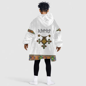 Ethiopia Saba Kemis Habesha Style Kid Wearable Blanket Hoodie