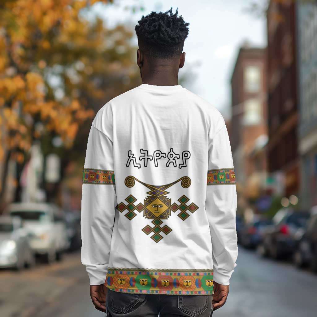 Ethiopia Saba Kemis Habesha Style Long Sleeve Shirt