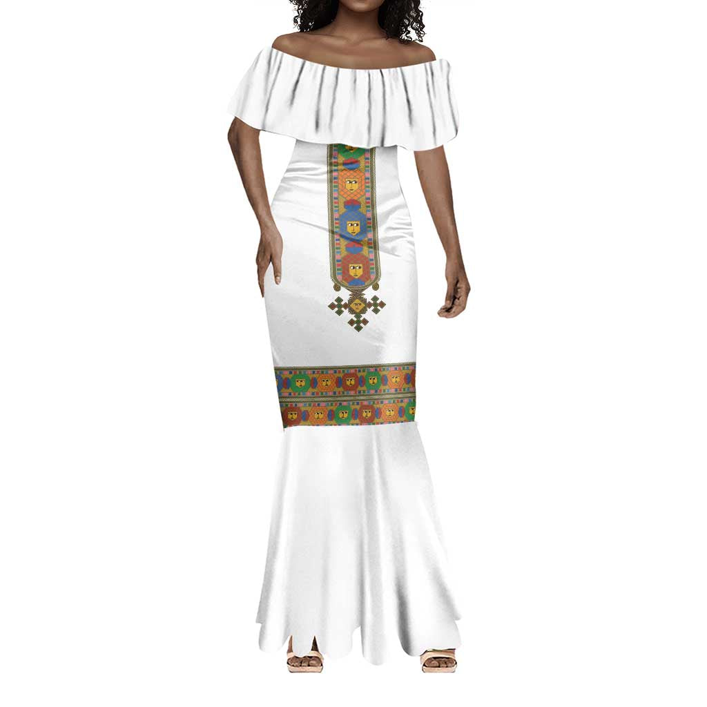 Ethiopia Saba Kemis Habesha Style Mermaid Dress