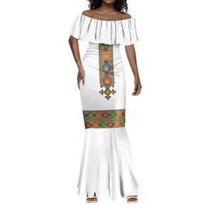 Ethiopia Saba Kemis Habesha Style Mermaid Dress