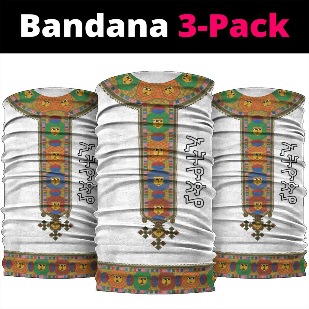 Ethiopia Saba Kemis Habesha Style Neck Gaiter LT15