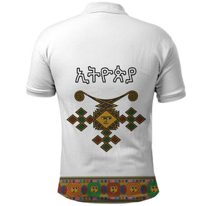 Ethiopia Saba Kemis Habesha Style Polo Shirt