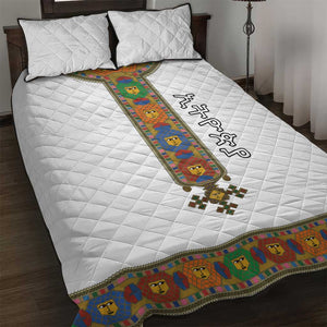 Ethiopia Saba Kemis Habesha Style Quilt Bed Set