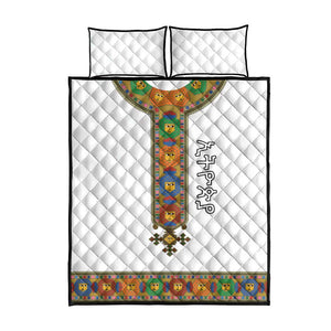 Ethiopia Saba Kemis Habesha Style Quilt Bed Set