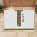 Ethiopia Saba Kemis Habesha Style Rubber Doormat