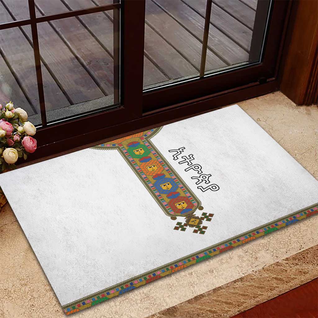 Ethiopia Saba Kemis Habesha Style Rubber Doormat