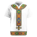 Ethiopia Saba Kemis Habesha Style Rugby Jersey