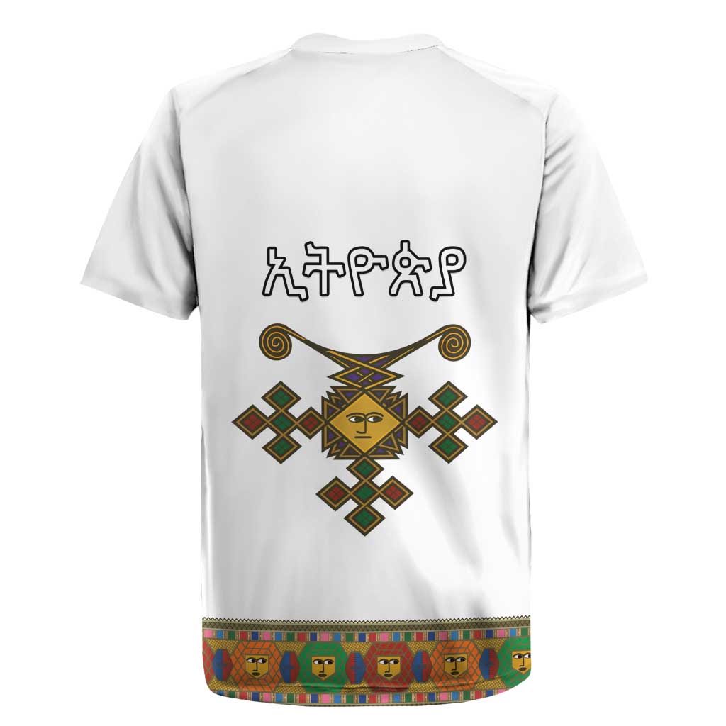 Ethiopia Saba Kemis Habesha Style Rugby Jersey