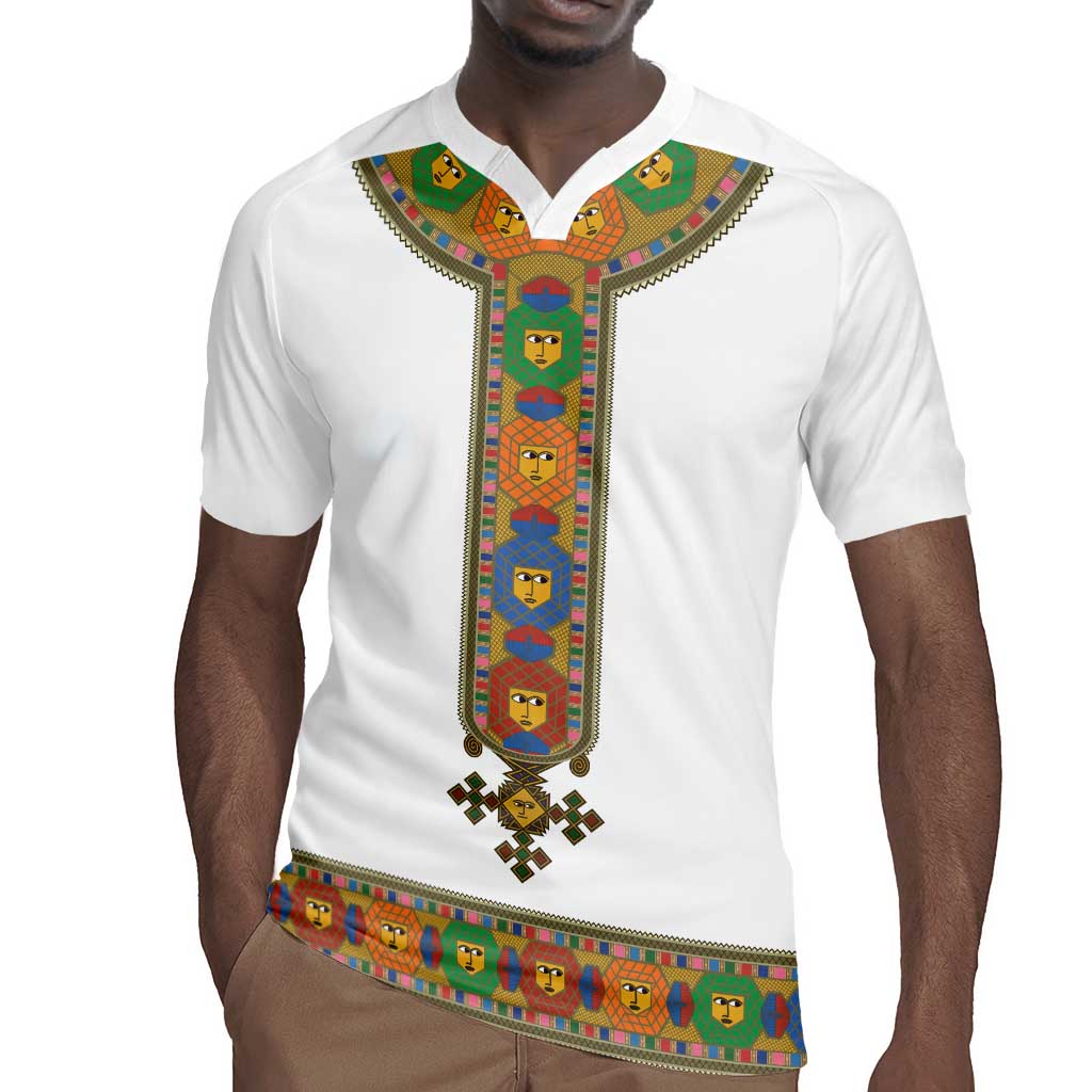 Ethiopia Saba Kemis Habesha Style Rugby Jersey