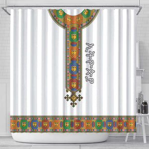Ethiopia Saba Kemis Habesha Style Shower Curtain