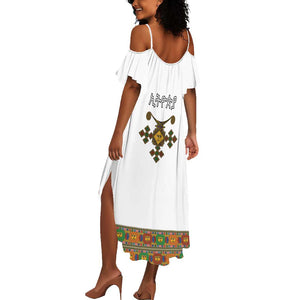 Ethiopia Saba Kemis Habesha Style Summer Maxi Dress