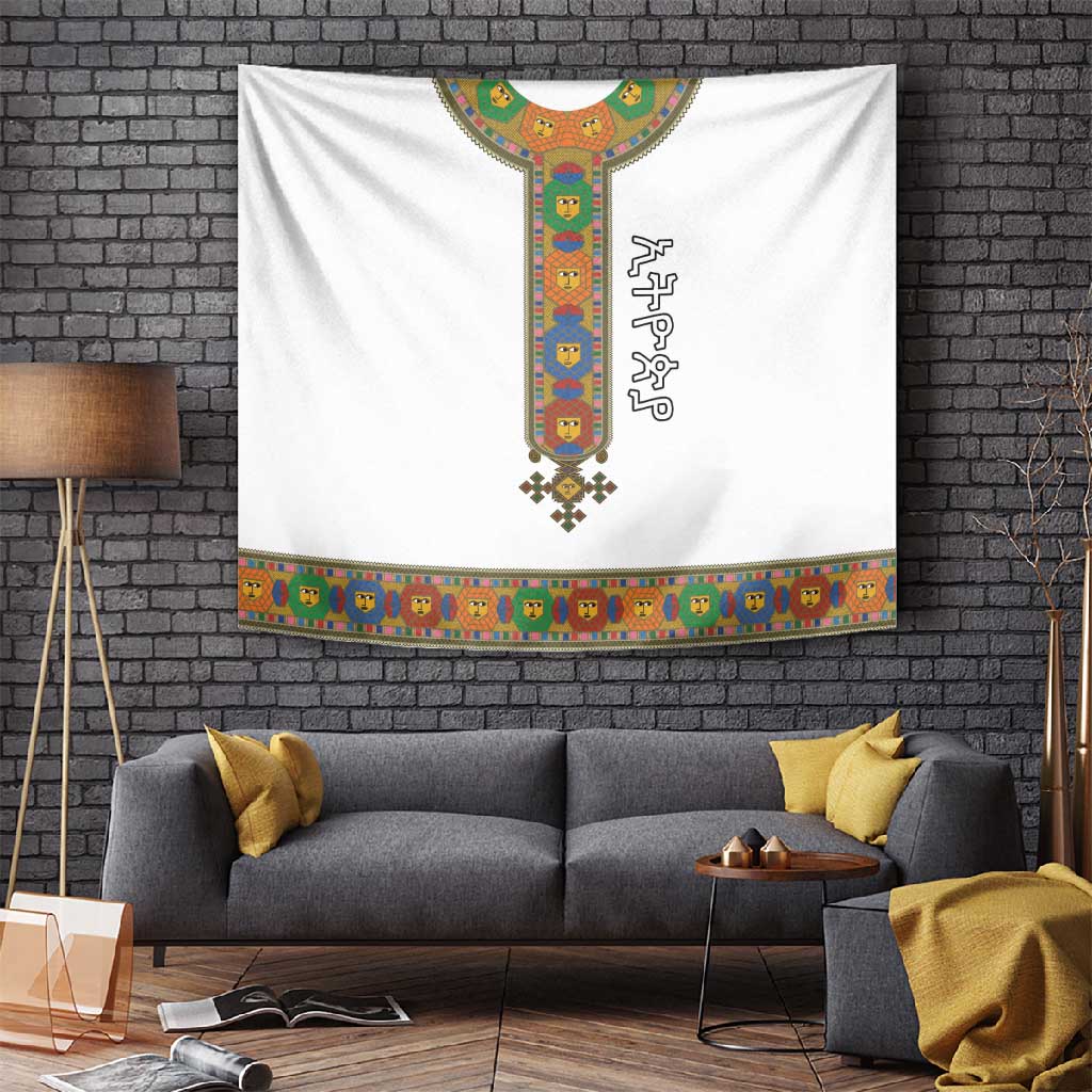 Ethiopia Saba Kemis Habesha Style Tapestry