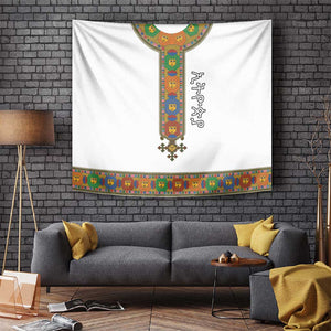 Ethiopia Saba Kemis Habesha Style Tapestry