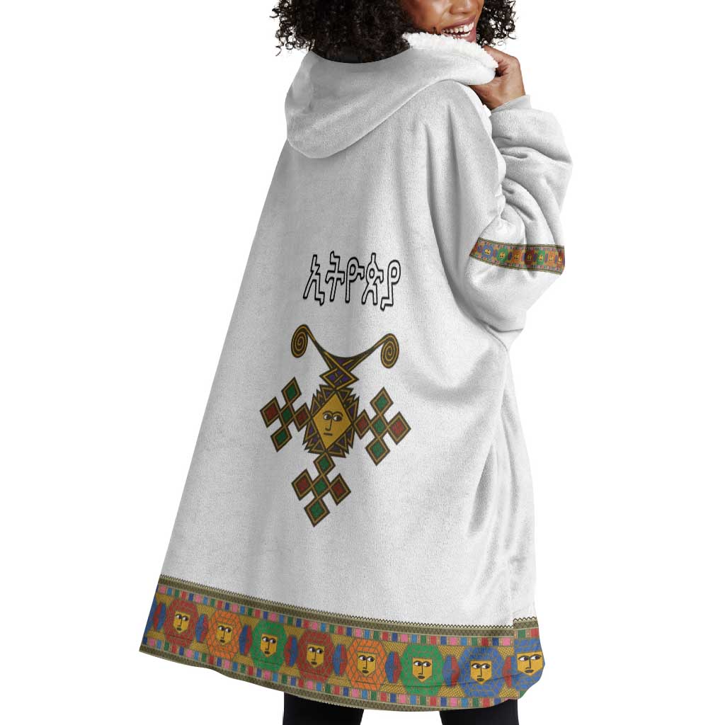 Ethiopia Saba Kemis Habesha Style Wearable Blanket Hoodie