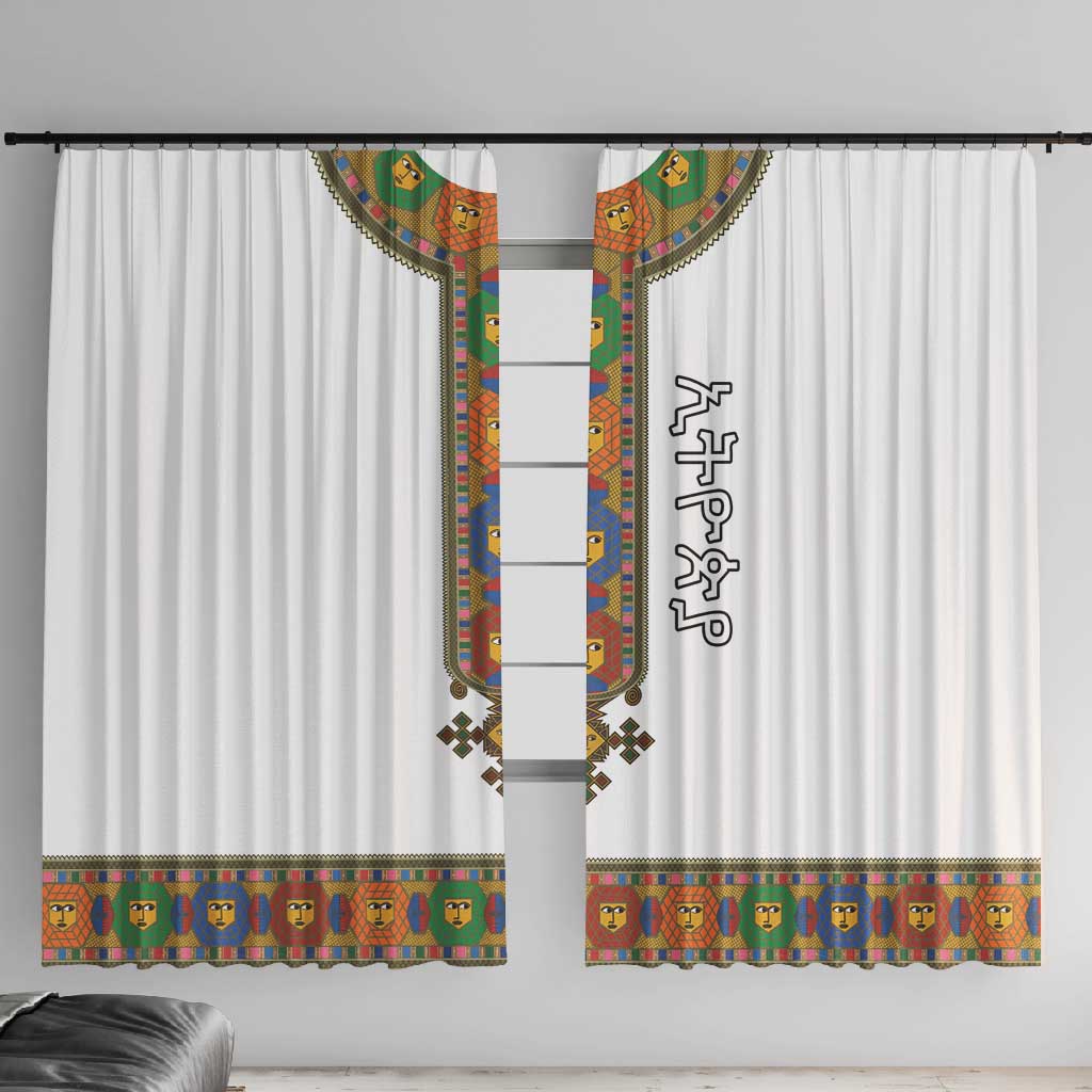 Ethiopia Saba Kemis Habesha Style Window Curtain