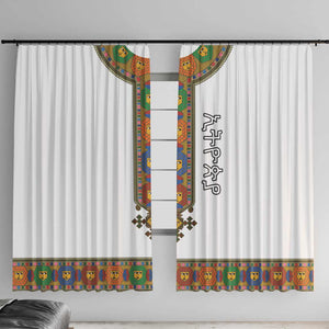 Ethiopia Saba Kemis Habesha Style Window Curtain