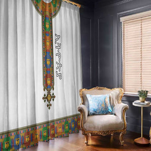 Ethiopia Saba Kemis Habesha Style Window Curtain