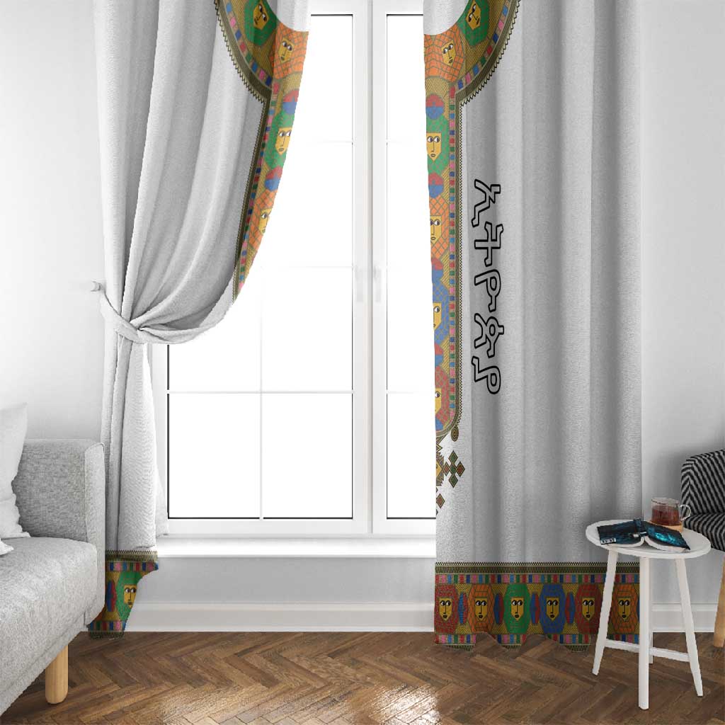 Ethiopia Saba Kemis Habesha Style Window Curtain