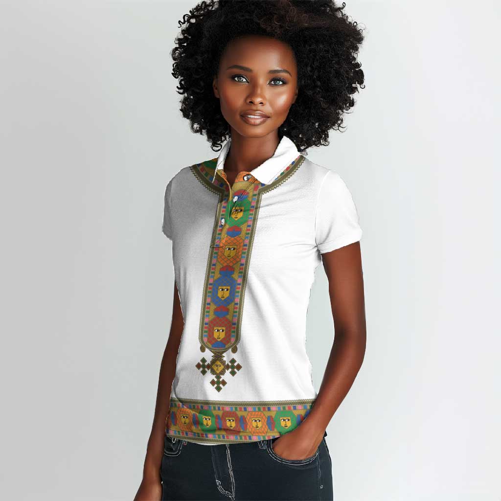 Ethiopia Saba Kemis Habesha Style Women Polo Shirt