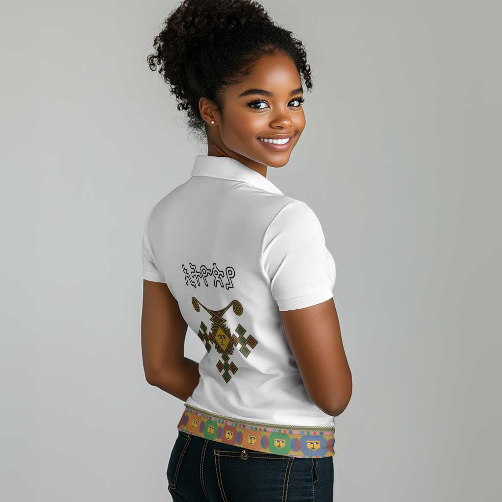 Ethiopia Saba Kemis Habesha Style Women Polo Shirt
