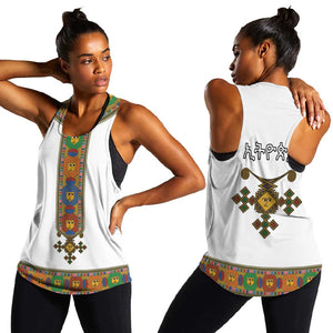 Ethiopia Saba Kemis Habesha Style Women Racerback Tank