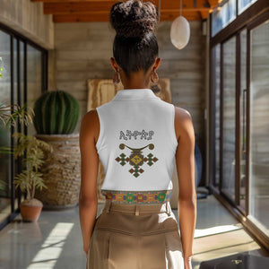 Ethiopia Saba Kemis Habesha Style Women Sleeveless Polo Shirt