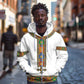 Ethiopia Saba Kemis Habesha Style Zip Hoodie