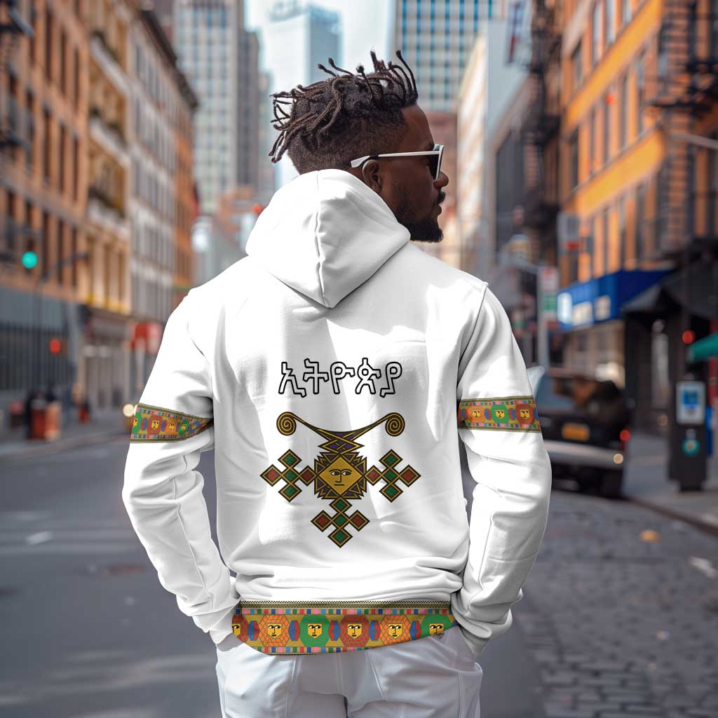 Ethiopia Saba Kemis Habesha Style Zip Hoodie
