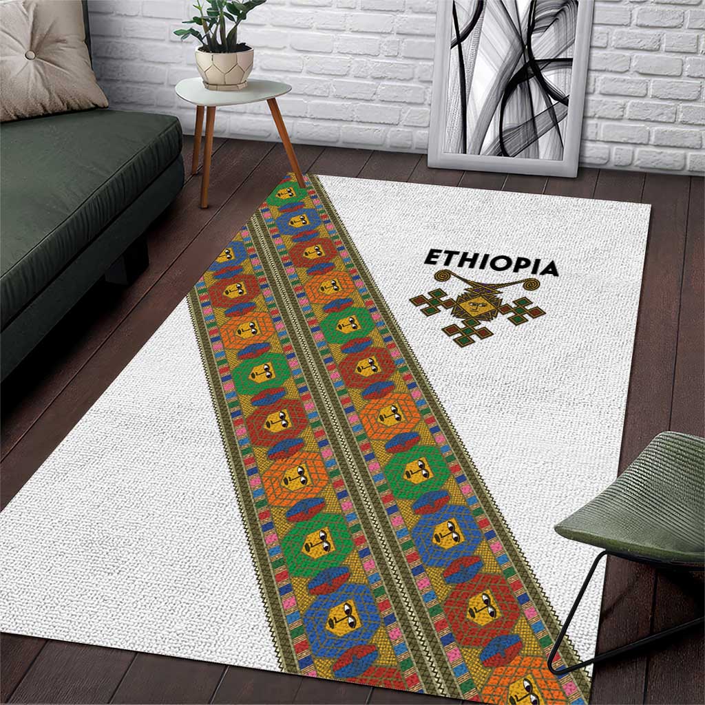 Ethiopia Saba Kemis Sash Style Area Rug