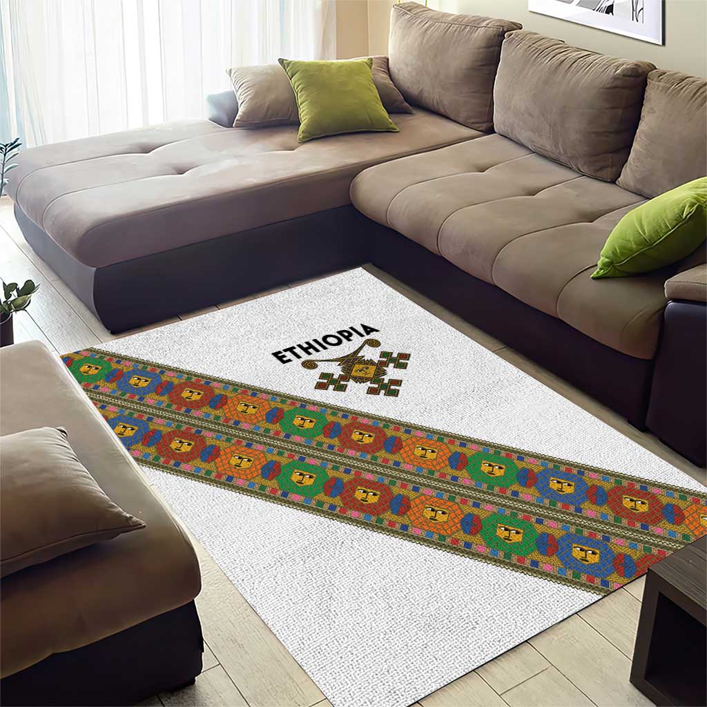 Ethiopia Saba Kemis Sash Style Area Rug