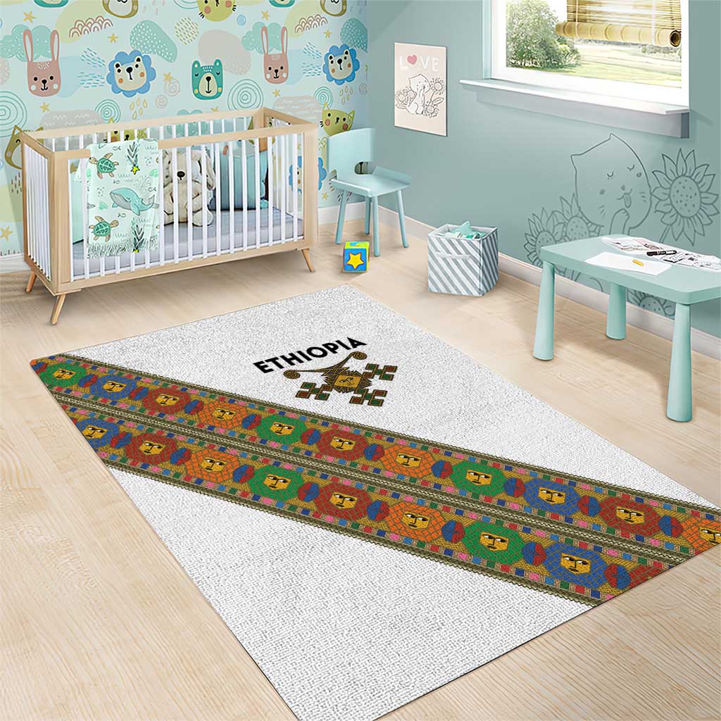 Ethiopia Saba Kemis Sash Style Area Rug