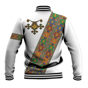Ethiopia Saba Kemis Sash Style Baseball Jacket