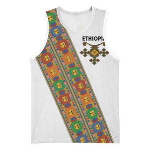 Ethiopia Saba Kemis Sash Style Basketball Jersey - African Pride