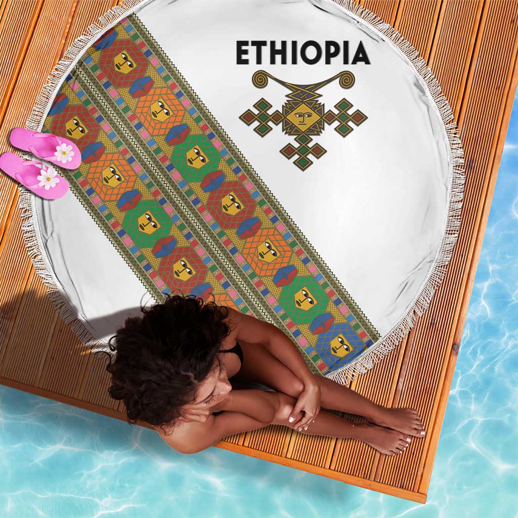Ethiopia Saba Kemis Sash Style Beach Blanket