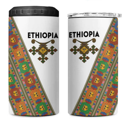 Ethiopia Saba Kemis Sash Style 4 in 1 Can Cooler Tumbler