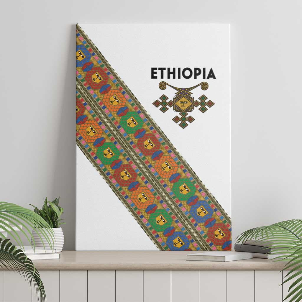 Ethiopia Saba Kemis Sash Style Canvas Wall Art