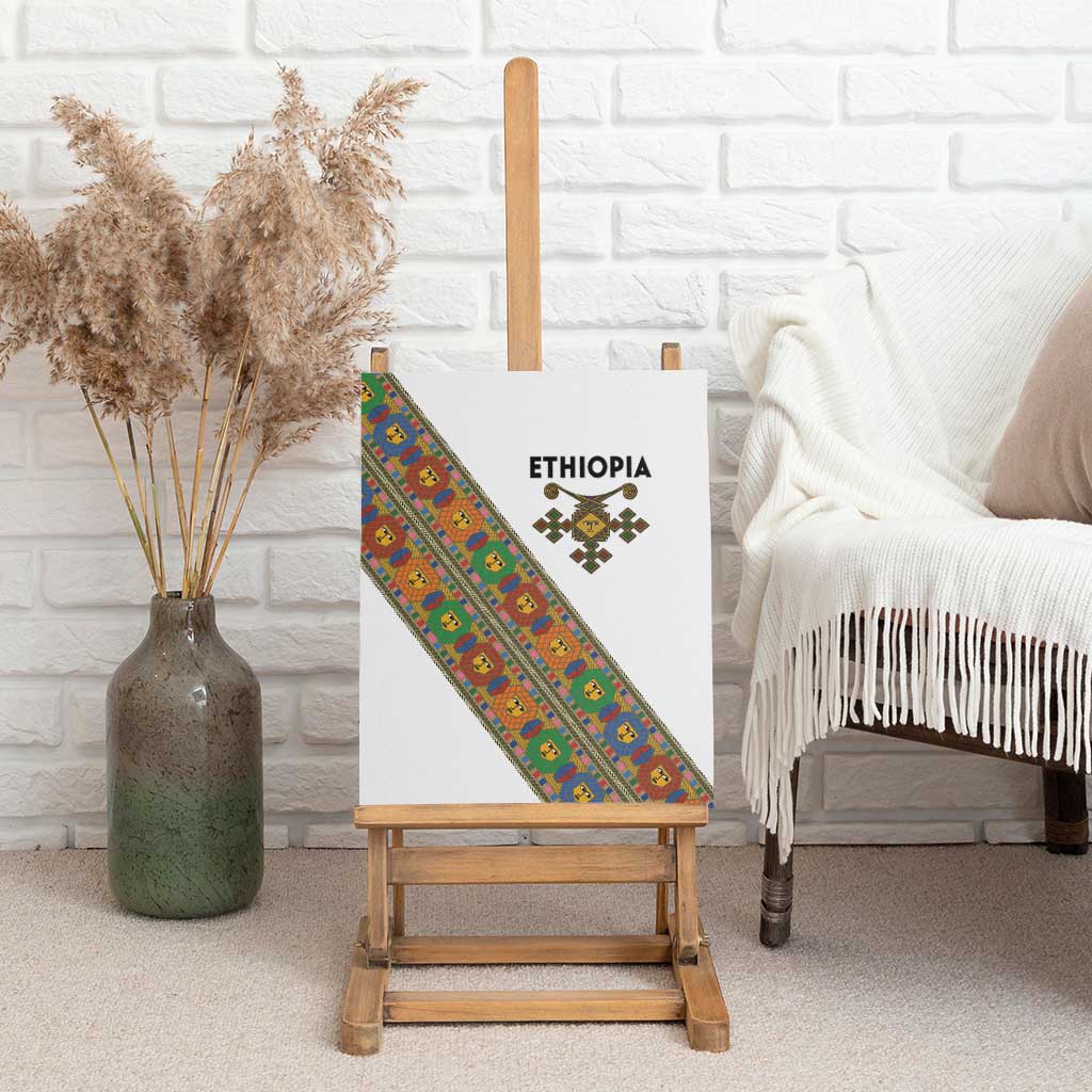Ethiopia Saba Kemis Sash Style Canvas Wall Art