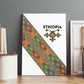 Ethiopia Saba Kemis Sash Style Canvas Wall Art