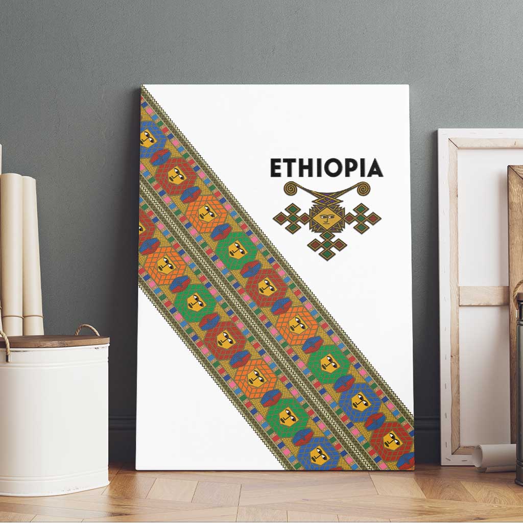 Ethiopia Saba Kemis Sash Style Canvas Wall Art