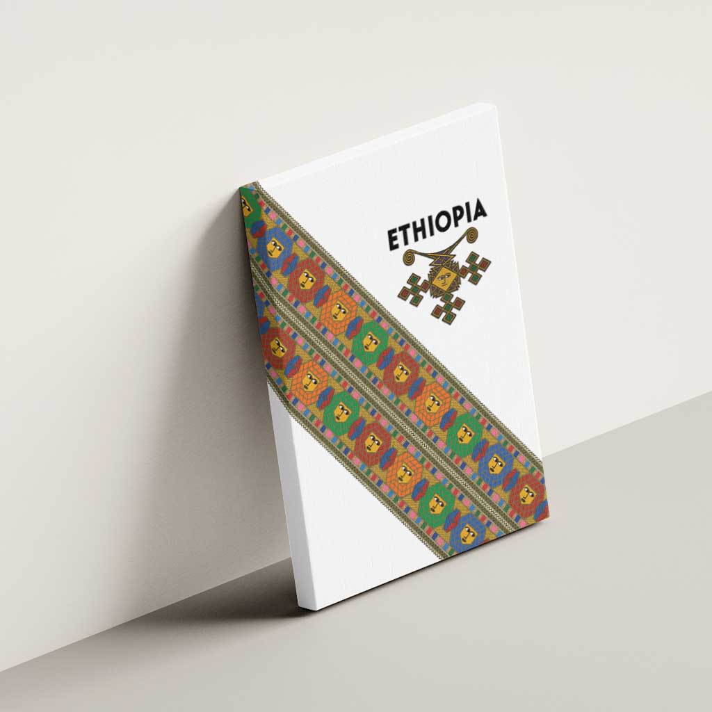 Ethiopia Saba Kemis Sash Style Canvas Wall Art