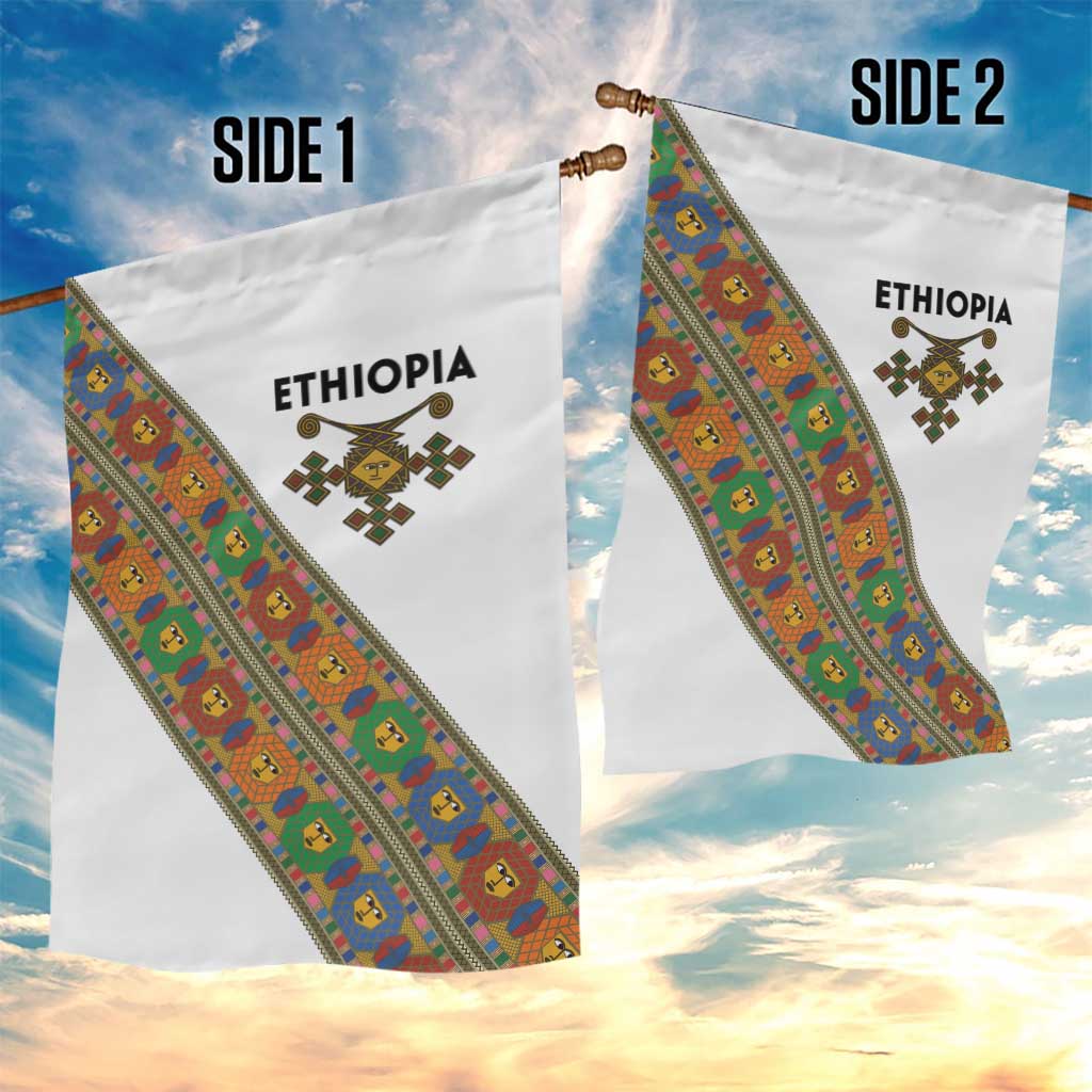 Ethiopia Saba Kemis Sash Style Garden Flag