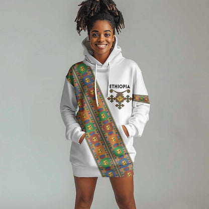 Ethiopia Saba Kemis Sash Style Hoodie Dress