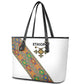 Ethiopia Saba Kemis Sash Style Leather Tote Bag